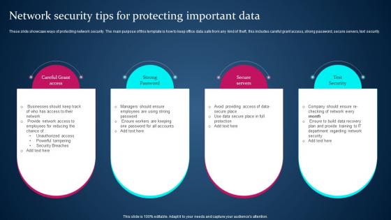 Network Security Tips For Protecting Important Data