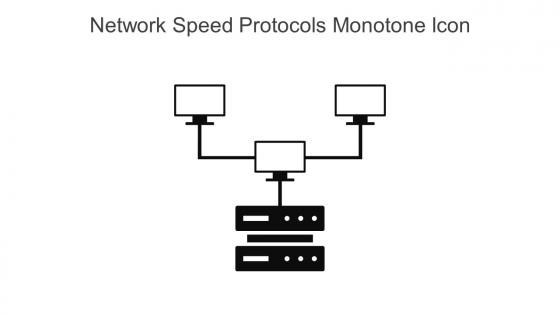 Network Speed Protocols Monotone Icon In Powerpoint Pptx Png And Editable Eps Format