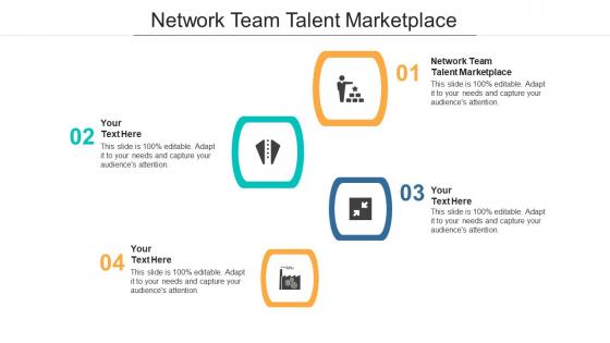 Network team talent marketplace ppt powerpoint presentation ideas layout cpb