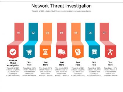 Network threat investigation ppt powerpoint presentation show background designs cpb