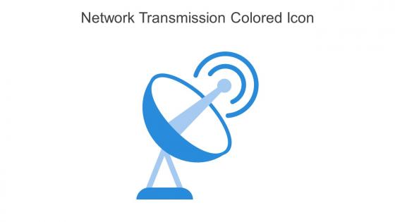 Network Transmission Colored Icon In Powerpoint Pptx Png And Editable Eps Format