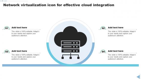 Network Virtualization Icon For Effective Cloud Integration
