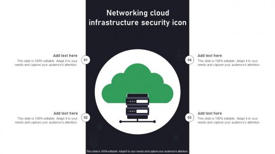 Networking Cloud Infrastructure Security Icon
