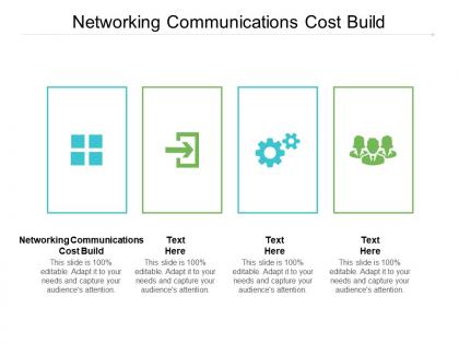 Networking communications cost build ppt powerpoint presentation layouts icons cpb