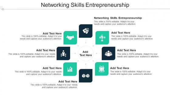 Networking Skills Entrepreneurship Ppt Powerpoint Presentation Pictures Show Cpb