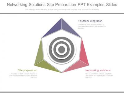 Networking solutions site preparation ppt examples slides