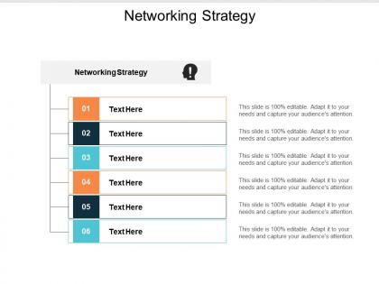Networking strategy ppt powerpoint presentation ideas inspiration cpb