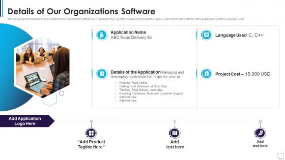 New Application Funding Presentation Deck For Startups Of Our Organizations Software
