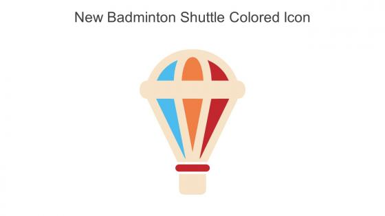 New Badminton Shuttle Colored Icon In Powerpoint Pptx Png And Editable Eps Format
