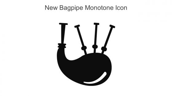 New Bagpipe Monotone Icon In Powerpoint Pptx Png And Editable Eps Format