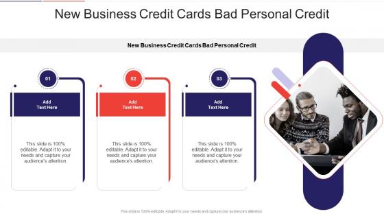 New Business Credit Cards Bad Personal Credit In Powerpoint And Google Slides Cpb