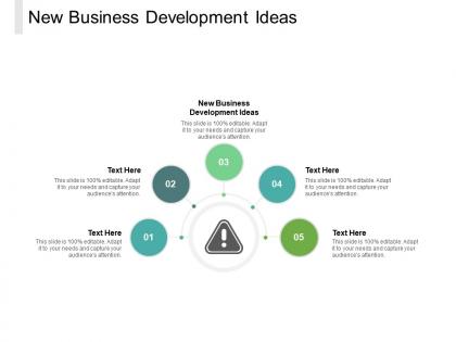 New business development ideas ppt powerpoint presentation infographics visuals cpb