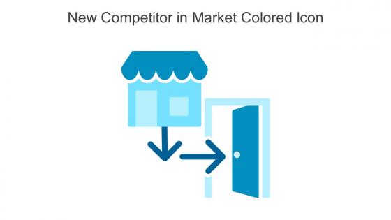 New Competitor In Market Colored Icon In Powerpoint Pptx Png And Editable Eps Format
