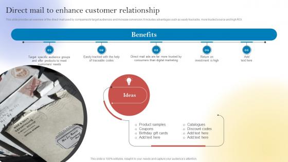 New Customer Acquisition By Optimizing Direct Mail To Enhance Customer Relationship MKT SS V