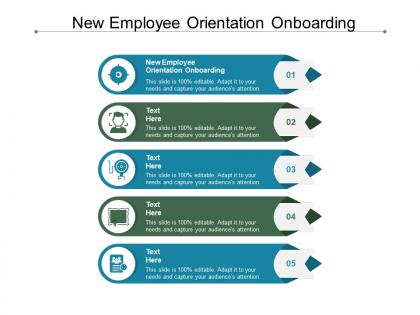 New employee orientation onboarding ppt powerpoint presentation styles format cpb