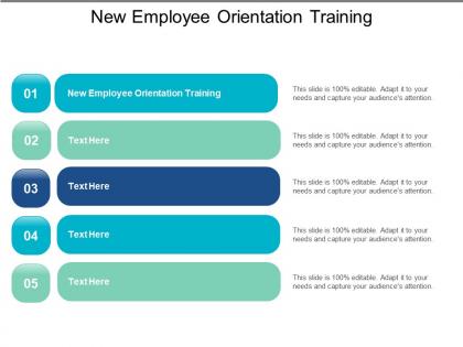 New employee orientation training ppt powerpoint presentation file layout ideas cpb