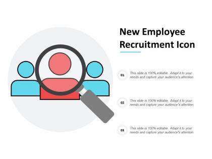 New employee recruitment icon