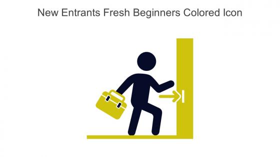 New Entrants Fresh Beginners Colored Icon In Powerpoint Pptx Png And Editable Eps Format
