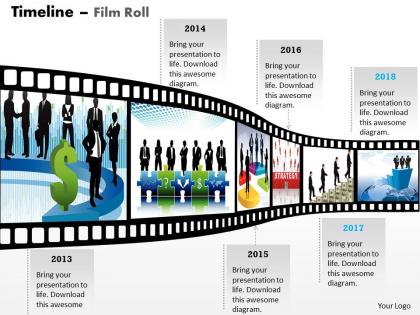 New filmstrip timeline roadmap diagram 0314