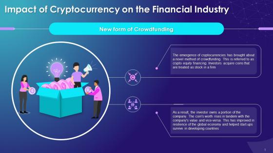 New Form Of Crowdfunding As An Impact Of Cryptocurrency Training Ppt