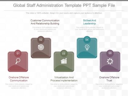 New global staff administration template ppt sample file