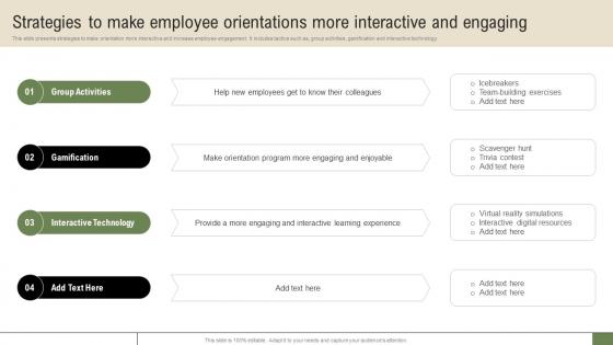 New Hire Enrollment Strategy Strategies To Make Employee Orientations More Interactive