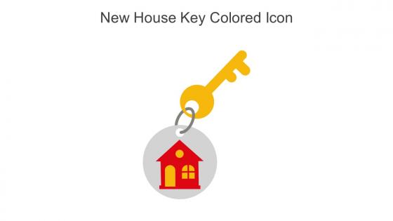 New House Key Colored Icon In Powerpoint Pptx Png And Editable Eps Format