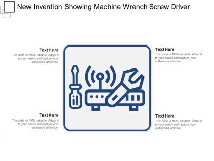 New invention showing machine wrench screw driver