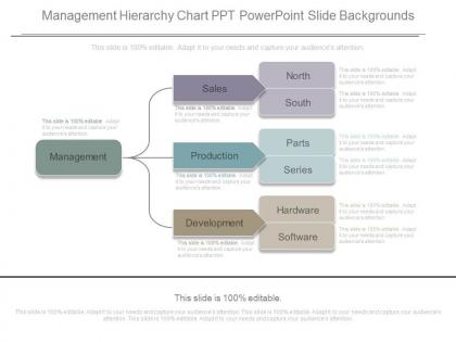 New management hierarchy chart ppt powerpoint slide backgrounds