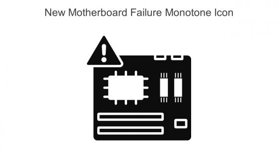 New Motherboard Failure Monotone Icon In Powerpoint Pptx Png And Editable Eps Format