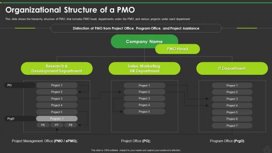 New Pmo Roles To Support Digital Enterprise Organizational Structure Of A Pmo