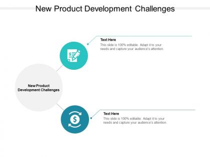 New product development challenges ppt powerpoint presentation file icons cpb