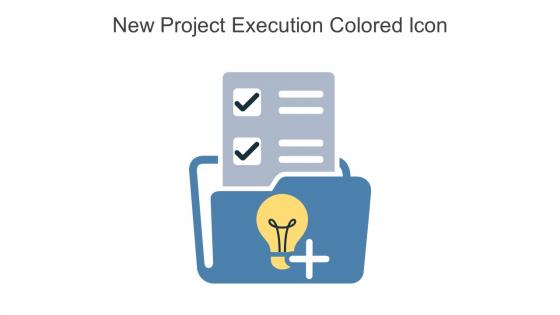 New Project Execution Colored Icon In Powerpoint Pptx Png And Editable Eps Format