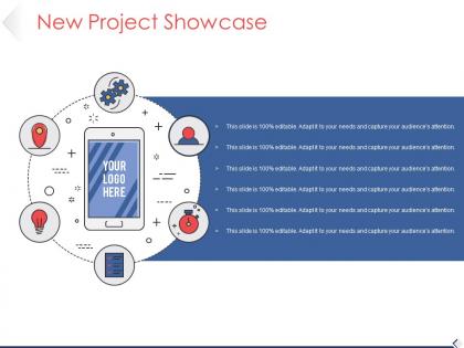 New project showcase powerpoint slides design