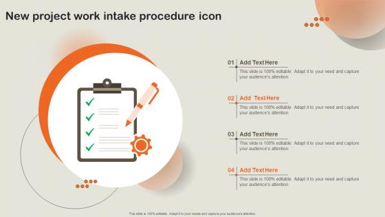 New Project Work Intake Procedure Icon