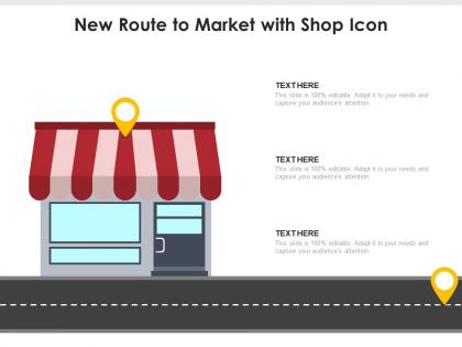 New route to market with shop icon
