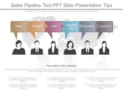 New sales pipeline tool ppt slide presentation tips