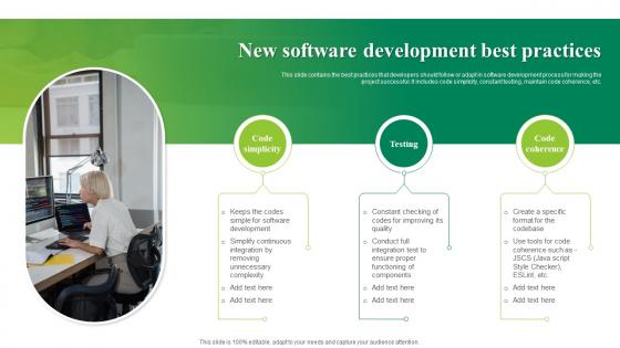 New Software Development Best Practices