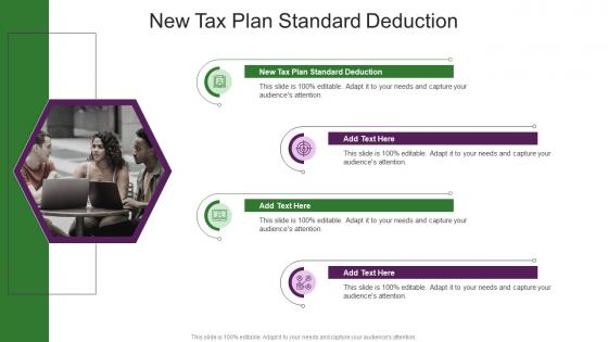 New Tax Plan Standard Deduction In Powerpoint And Google Slides Cpb