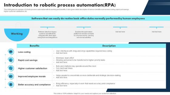 New Technologies Introduction To Robotic Process Automation Rpa