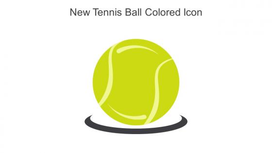 New Tennis Ball Colored Icon In Powerpoint Pptx Png And Editable Eps Format