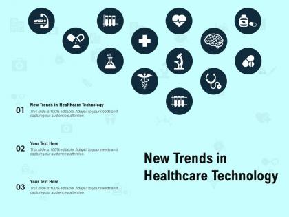 New trends in healthcare technology ppt powerpoint presentation inspiration model