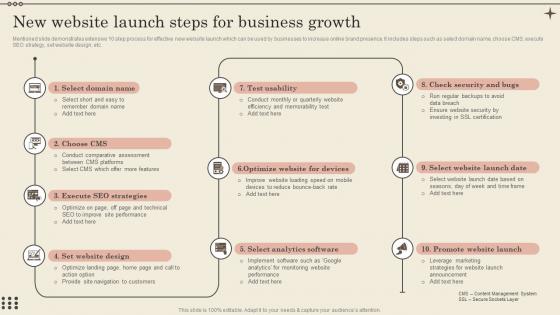 New Website Launch Steps For Business Growth Increase Business Revenue