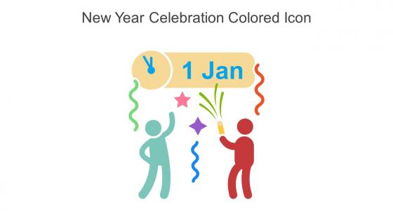 New Year Celebration Colored Icon In Powerpoint Pptx Png And Editable Eps Format