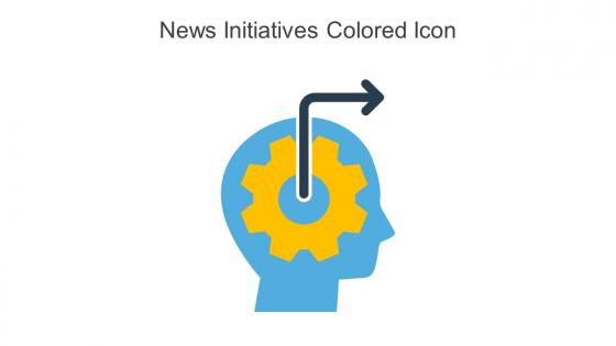 News Initiatives Colored Icon In Powerpoint Pptx Png And Editable Eps Format