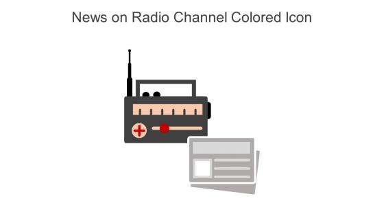 News On Radio Channel Colored Icon In Powerpoint Pptx Png And Editable Eps Format
