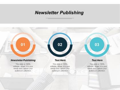 Newsletter publishing ppt powerpoint presentation file structure cpb