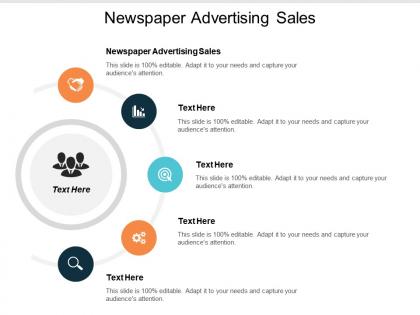 Newspaper advertising sales ppt powerpoint presentation ideas model cpb