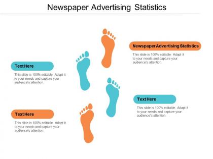 Newspaper advertising statistics ppt powerpoint presentation file brochure cpb