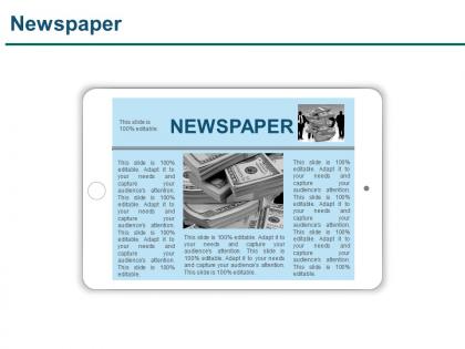 Newspaper powerpoint slide backgrounds